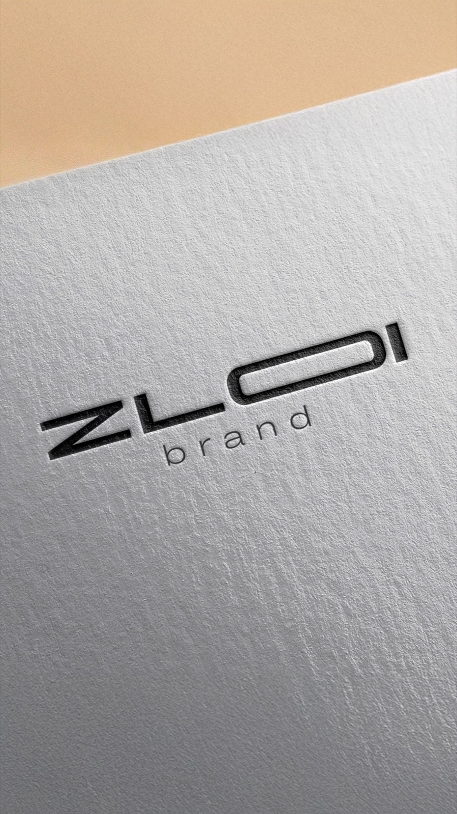 Логотип Zloi Brand на бумаге