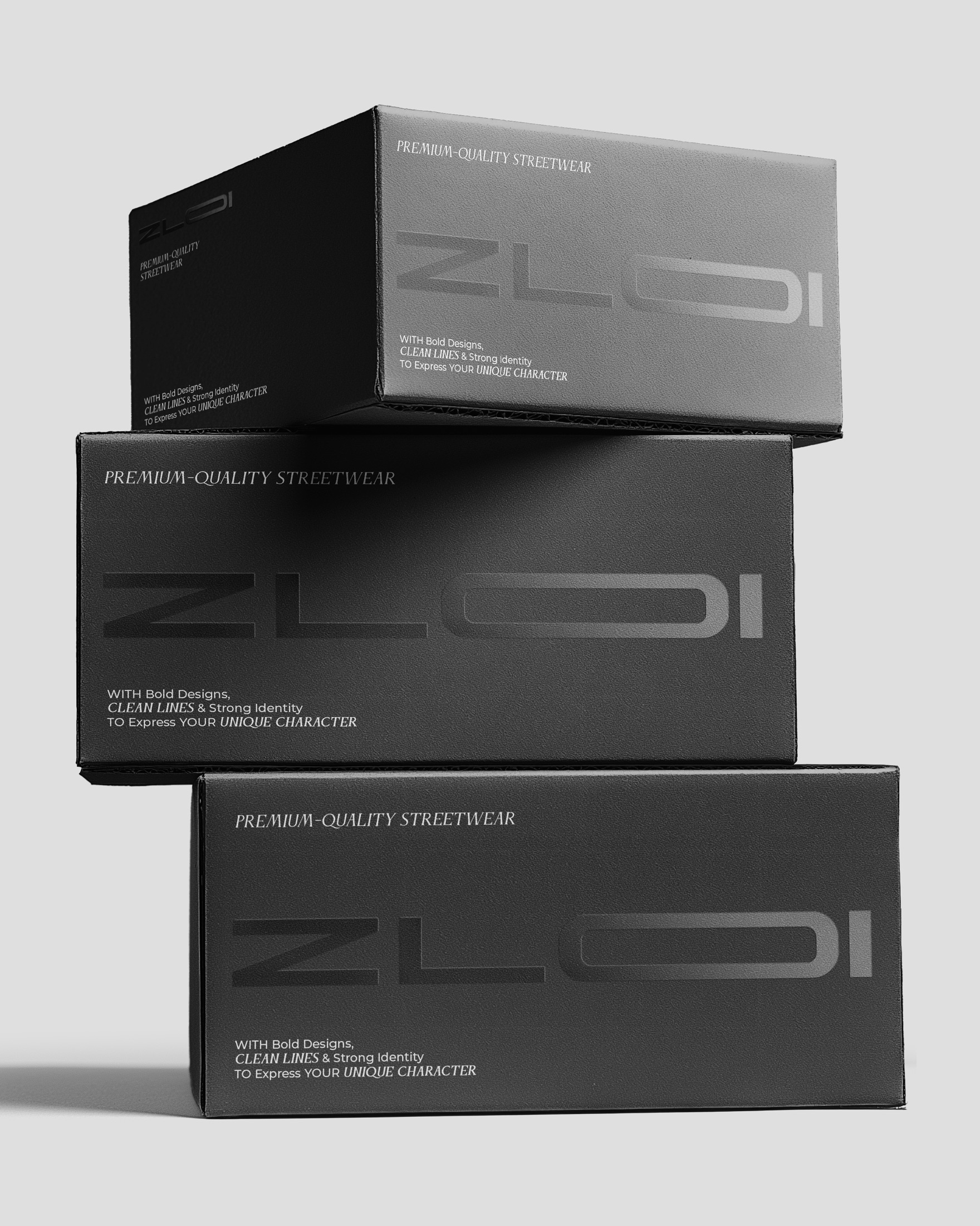 Чёрная упаковка Zloi Brand
